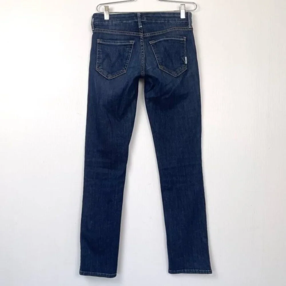 MOTHER Denim Looker Crop Skinny Jeans in FLOWERS FROM THE STORM 24 - Picture 6 of 9